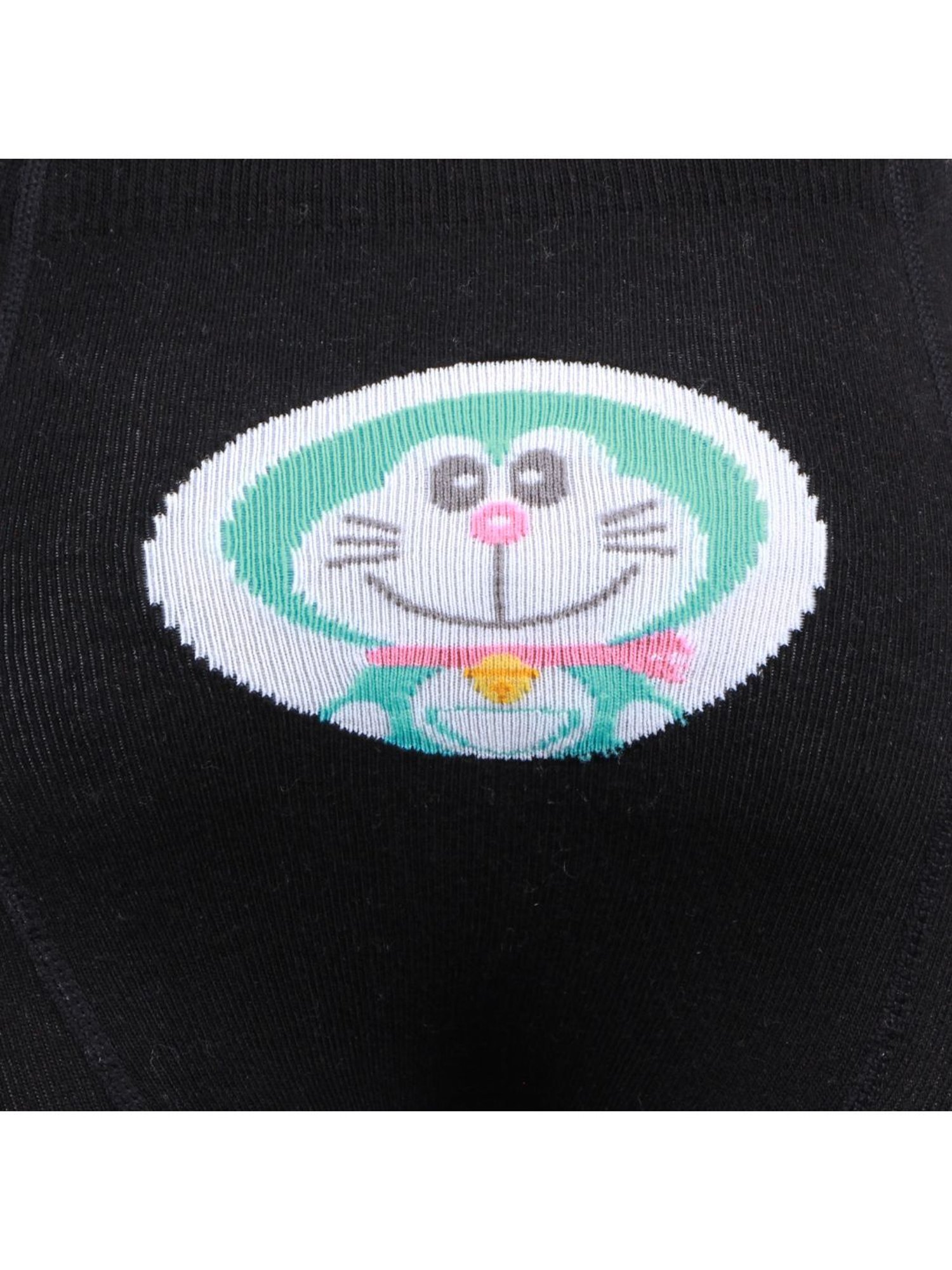 Bonjour Boys Black Doraemon Print Tights