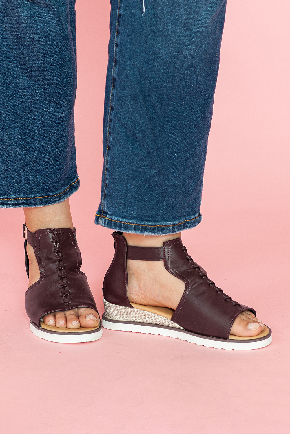 Aetrex Jillian Sport Leopard Print EVA Water Friendly Wedge Sandals