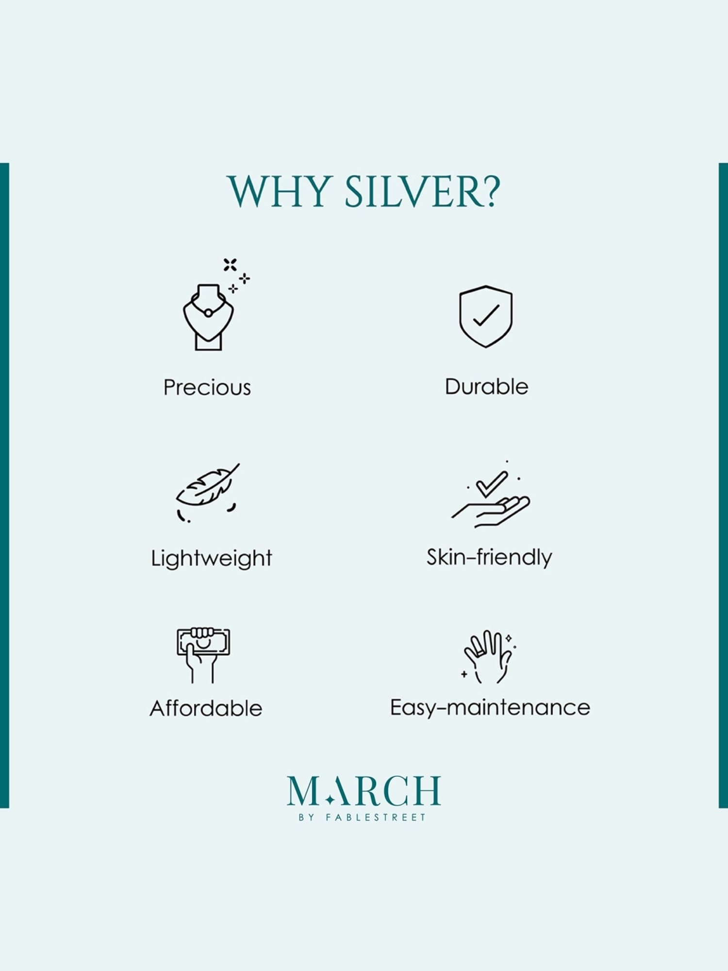 March by FableStreet 92.5 Sterling Silver Starlight Stud Earrings for Women