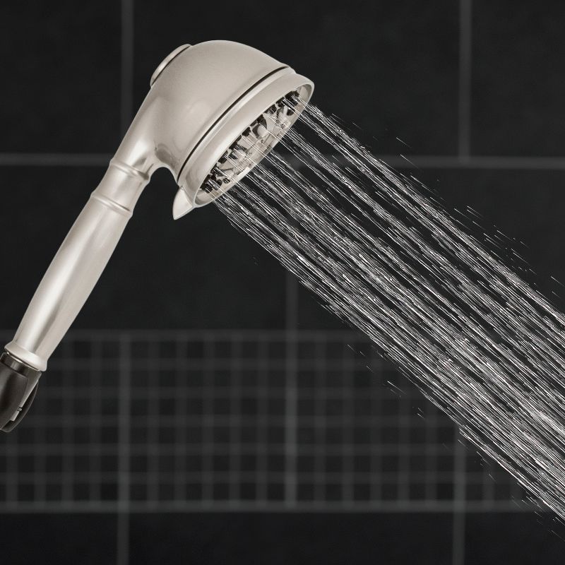 6 Mode Power Pulse Hand Held Shower Head Brushed Nickel - Waterpik