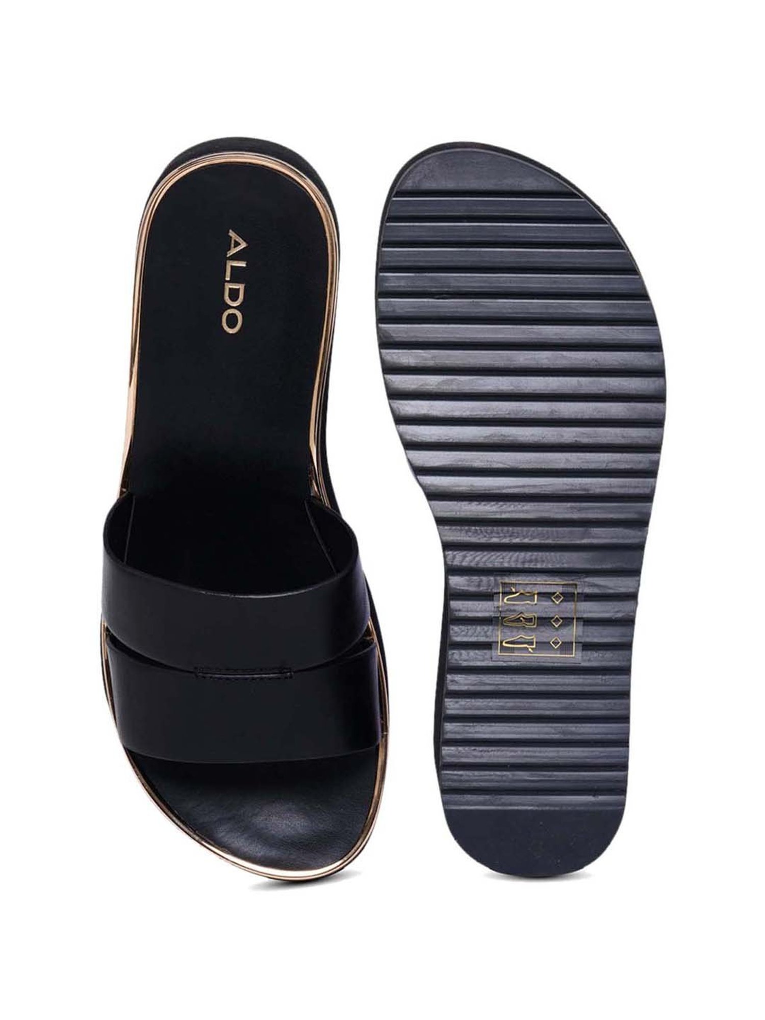 Aldo Women's Black Casual Wedges