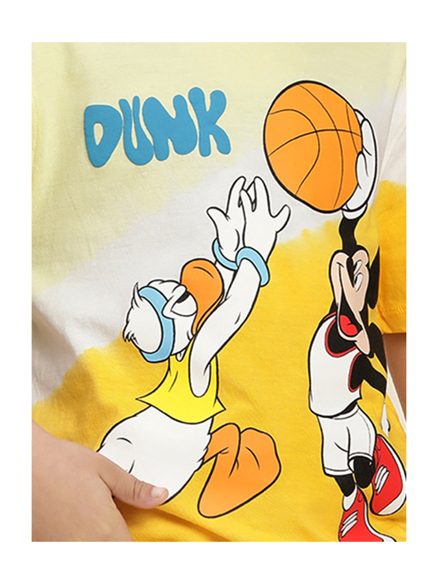 Kidsville Mickey & Friends Printed Multicolor Relaxed Fit T-Shirt For Boys