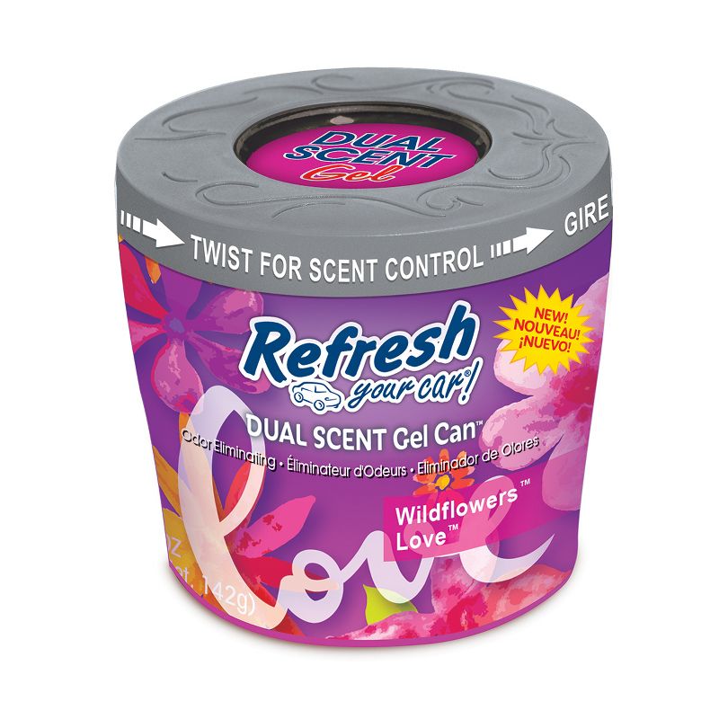Refresh Your Car 5oz Gel Wildflowers/Love
