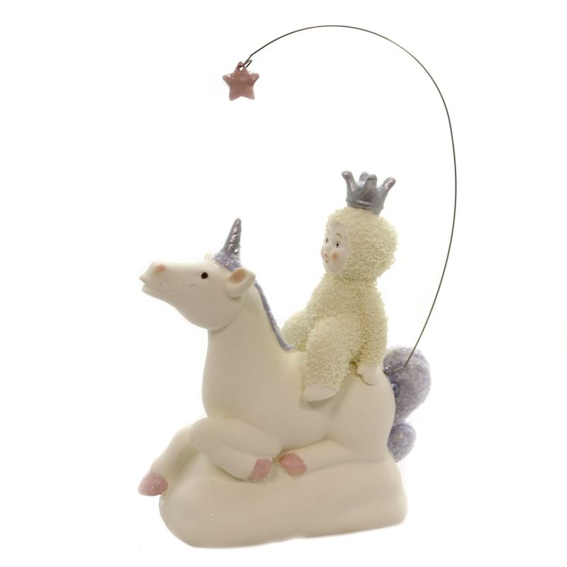 Dept 56 Snowbabies 6.5" Dream Big Unicorn Star  -  Decorative Figurines