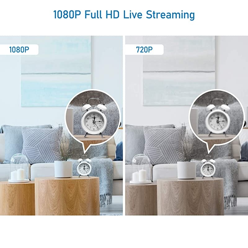 Home Security Camera HD 1080P2 Pack AI Human DetectionInclude 2 SD Cards32GB TwoWay AudioNight VisionWiFi Indoor Surveillance for BabypetAlexa and GoogleCloud Service US Server