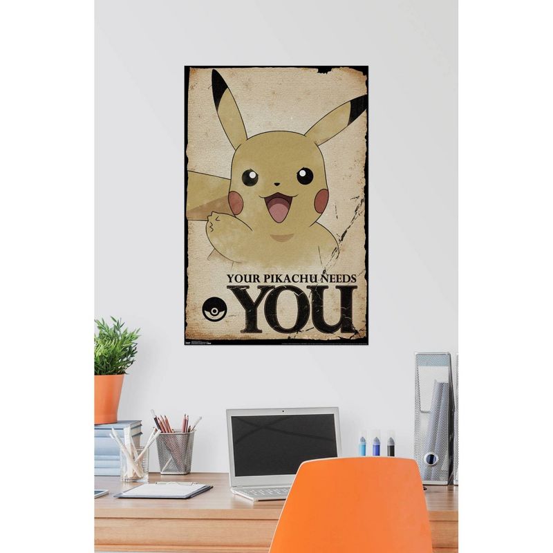 34" x 22" Pokemon: Needs You Unframed Wall Poster - Trends International