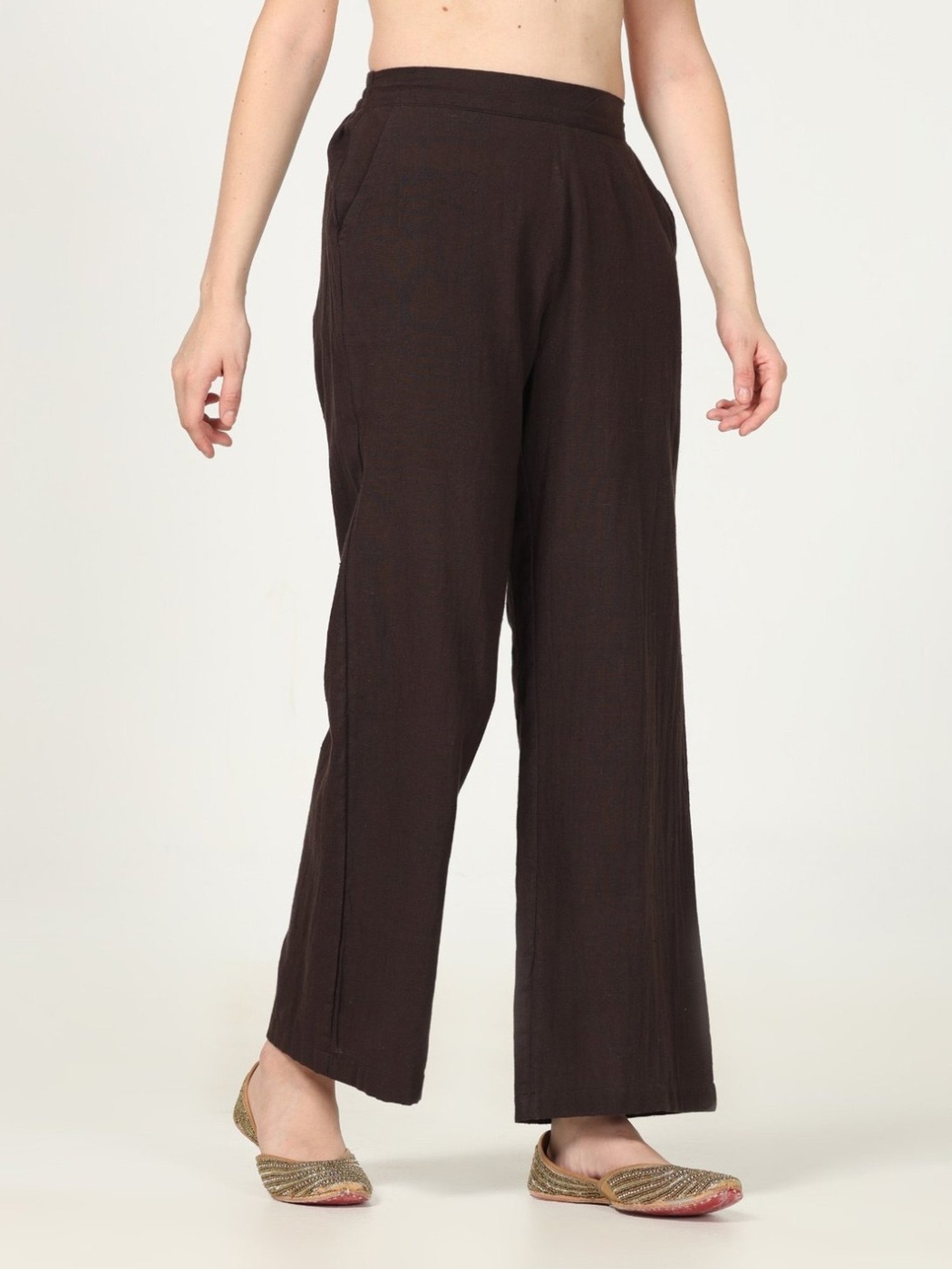 Saltpetre Timeless Coffee Brown Trouser in Organic Cotton