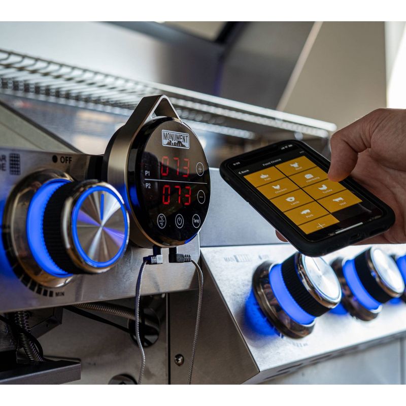 Digital Meat Thermometer with Dual Probe for Grill - Monument Grills