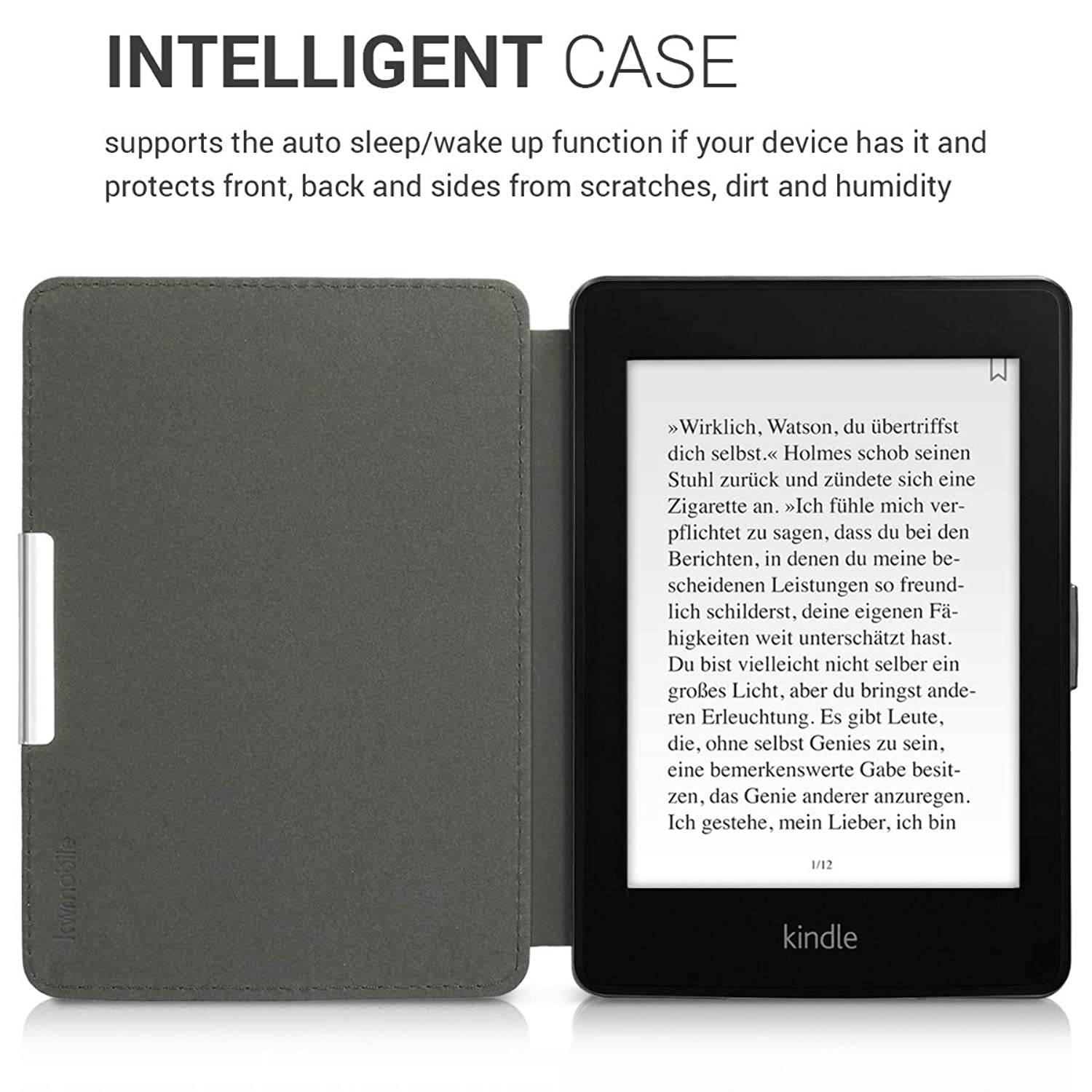 Case Compatible with Amazon Kindle Paperwhite - PU e-Reader Cover - Beach Please