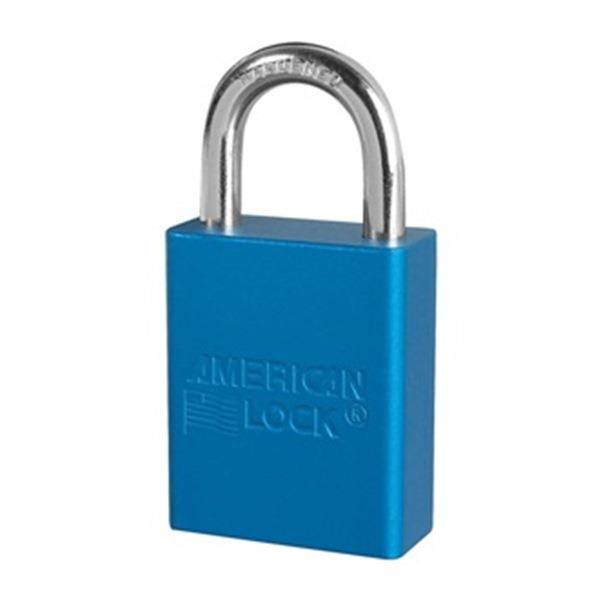 Lockout Padlock, KA, Blue, 1/4 In., PK6