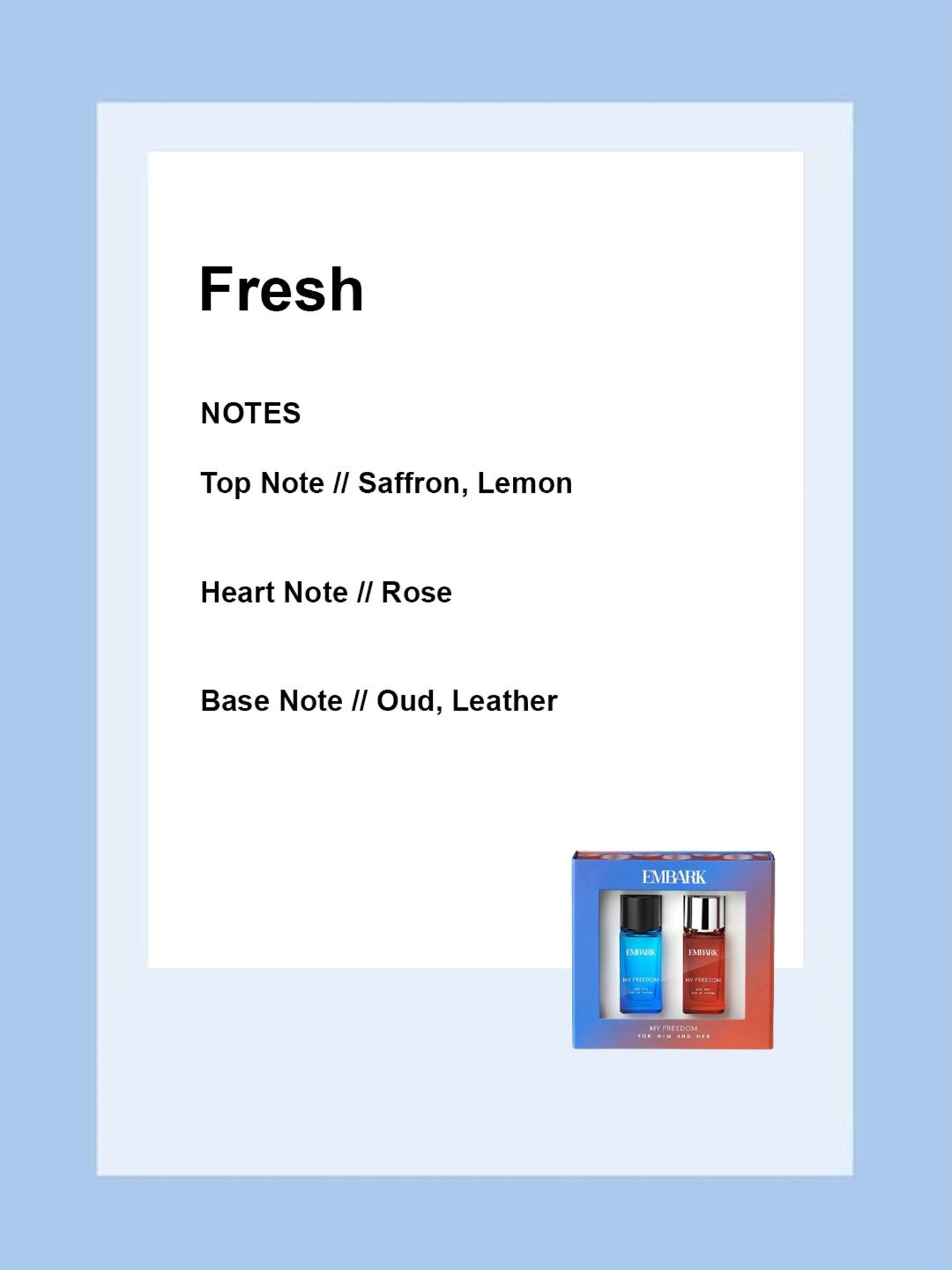 Embark My Freedom Eau de Parfum Gift Set