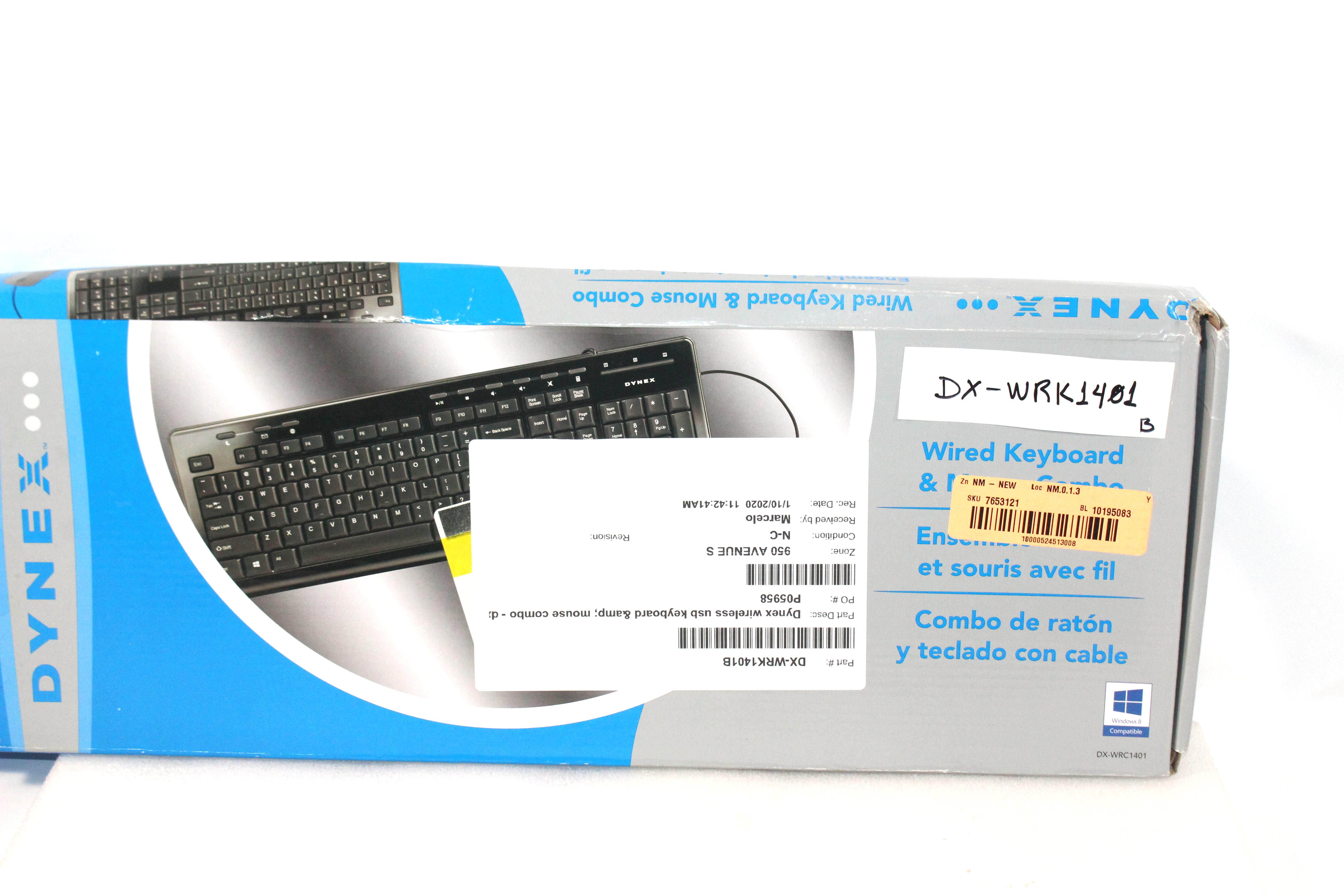 DYNEX wired Quetry keyboard DX-WRK1401B