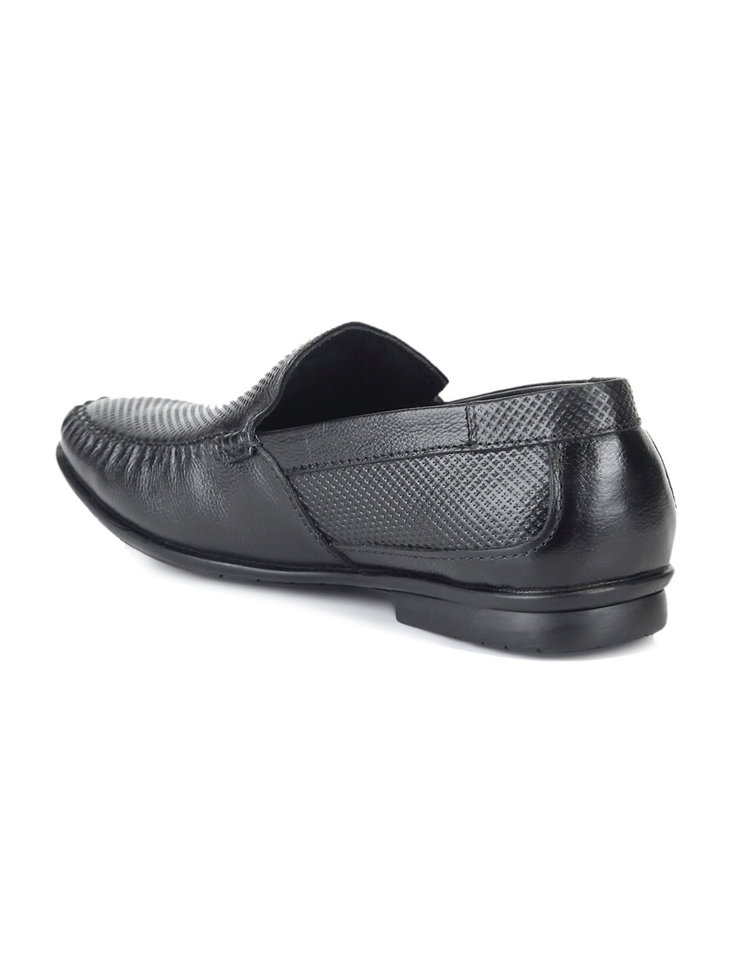 ID Men's Black Casual Loafers