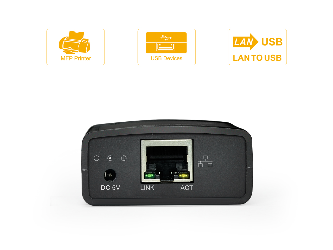 Wavlink 100Mbps Print Server USB 2.0 Printer Network LPR Print Server Share LAN Networking Adapter Hub MFP Printer share printers usb devices over wired ethernet