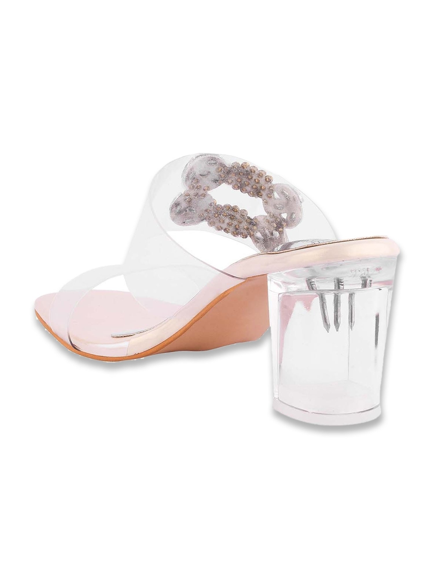 Shoetopia Women's Beige Casual Sandals