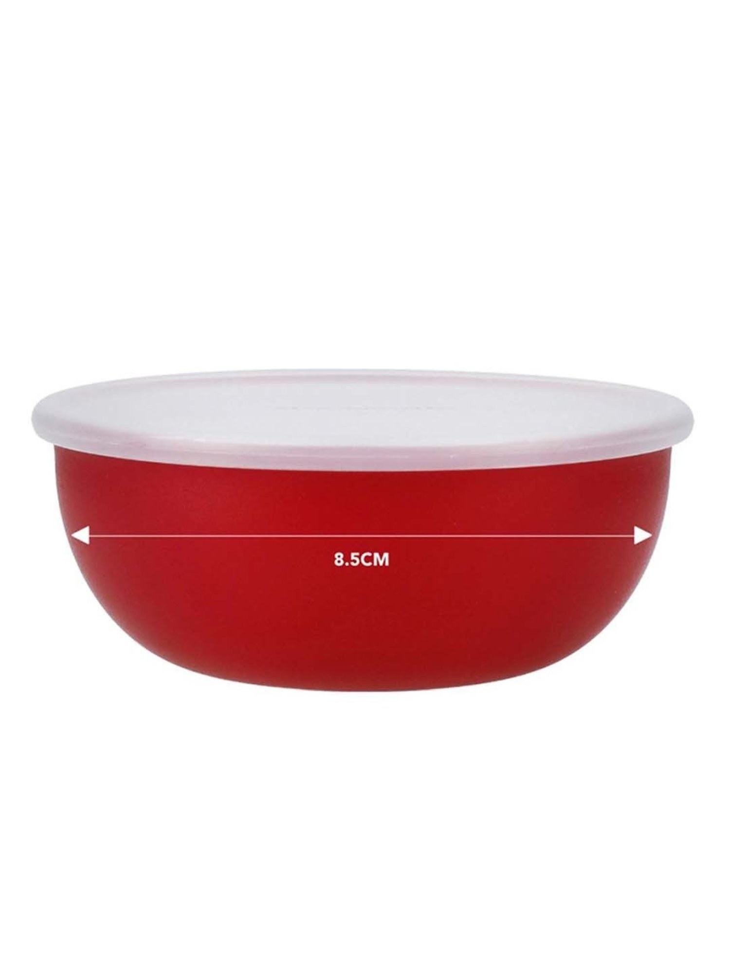 KitchenAid 4-Piece Red Medium Pinch Bowl Set With Lids
