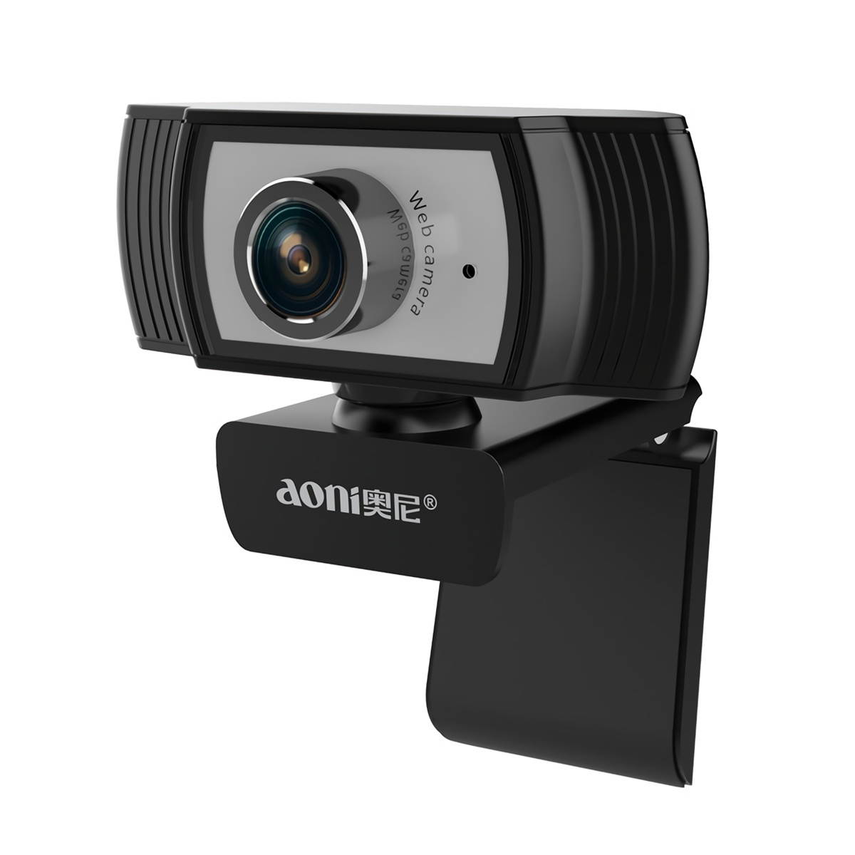 Aoni C33 HD 1080p Webcam Beauty Web Camera 1920*1080P Live Video Chat Call Network Teaching Clip-on Web Cam with Microphone for Desktop Computer Laptop