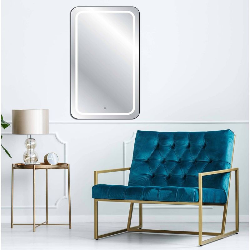 Rectangle Tripoli Vanity Bathroom Mirror Clear - Howard Elliott