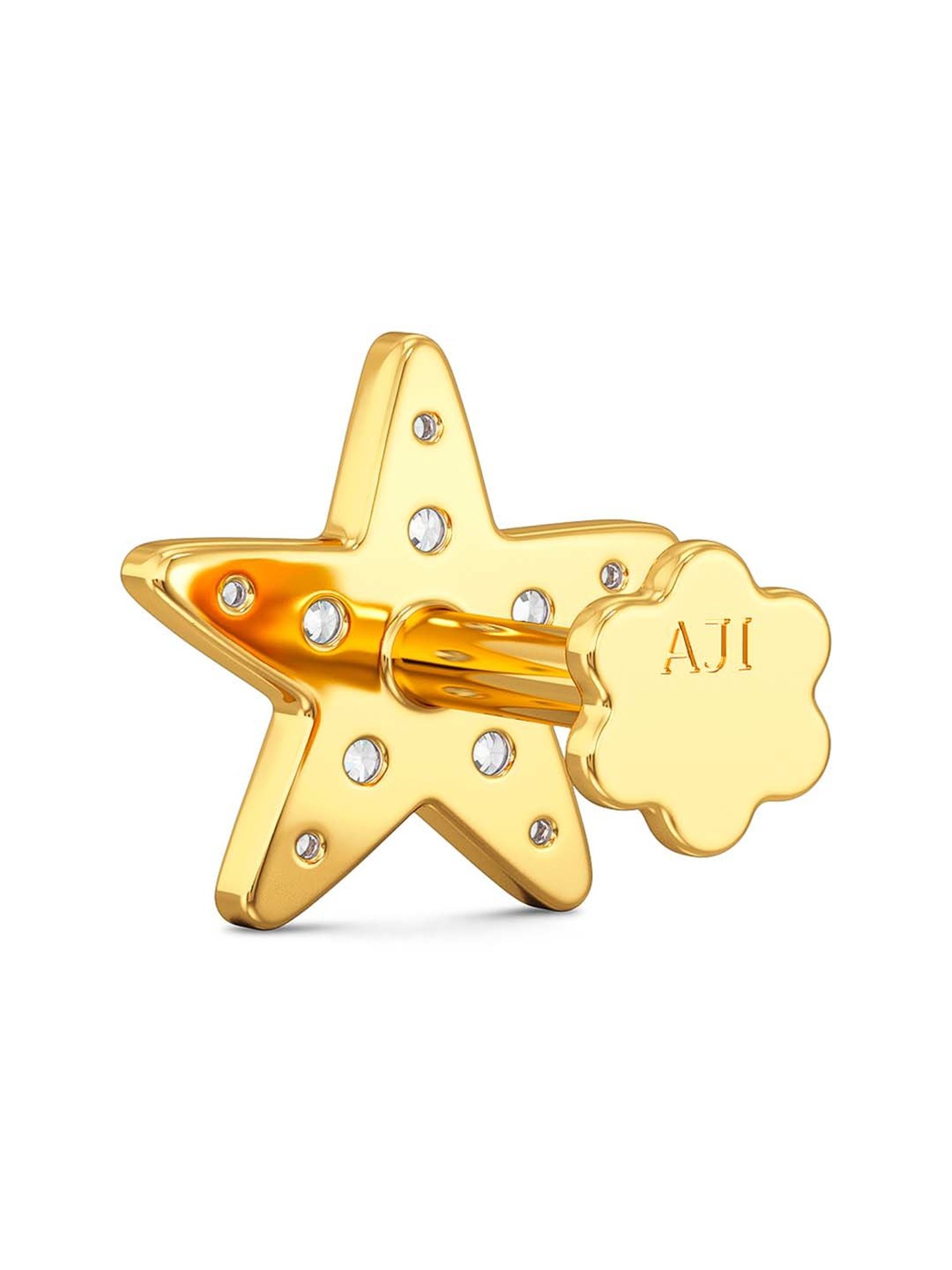 Joyalukkas 18k Gold & Diamond Nosepin