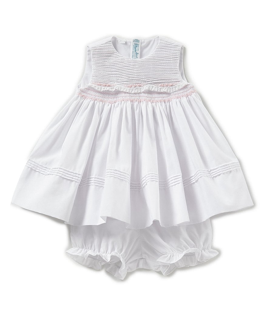 Feltman Brothers Baby Girls 3-9 Months Sleeveless Scallop Lace Dress