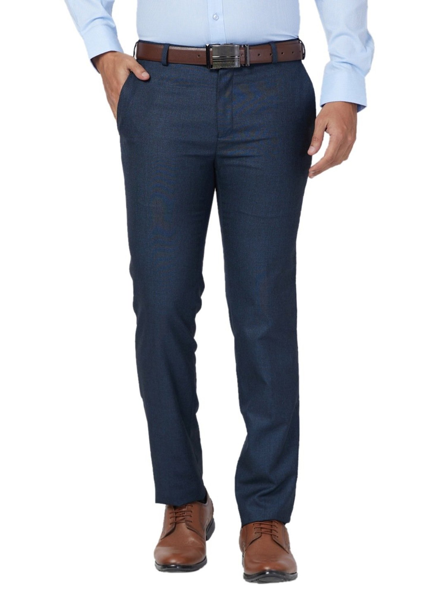 Raymond Blue Slim Fit Trousers
