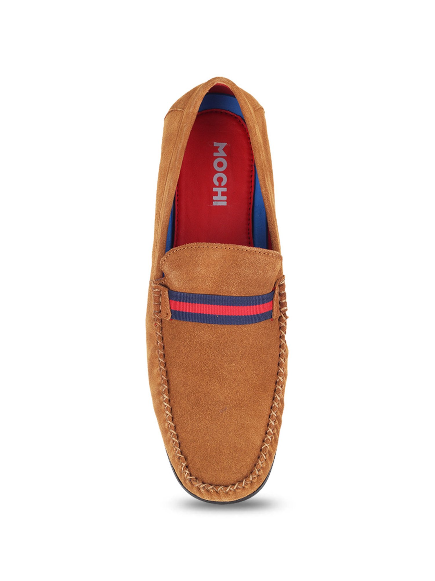 Mochi Men's Tan Casual Loafers