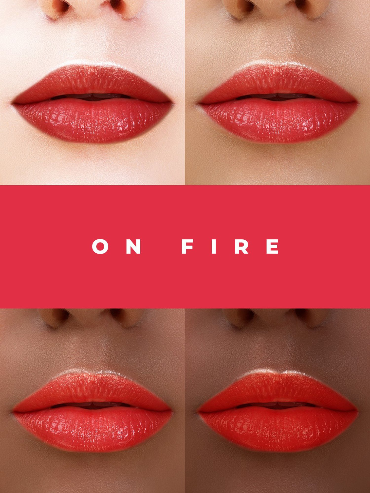 L.A. Girl Lip Attraction Lipstick Onfire - 3.2 gm
