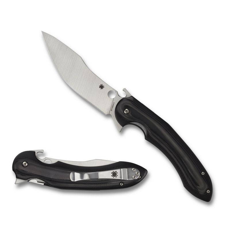 Spyderco Tropen Folder 4.02 in Plain Polished G-10 Handle