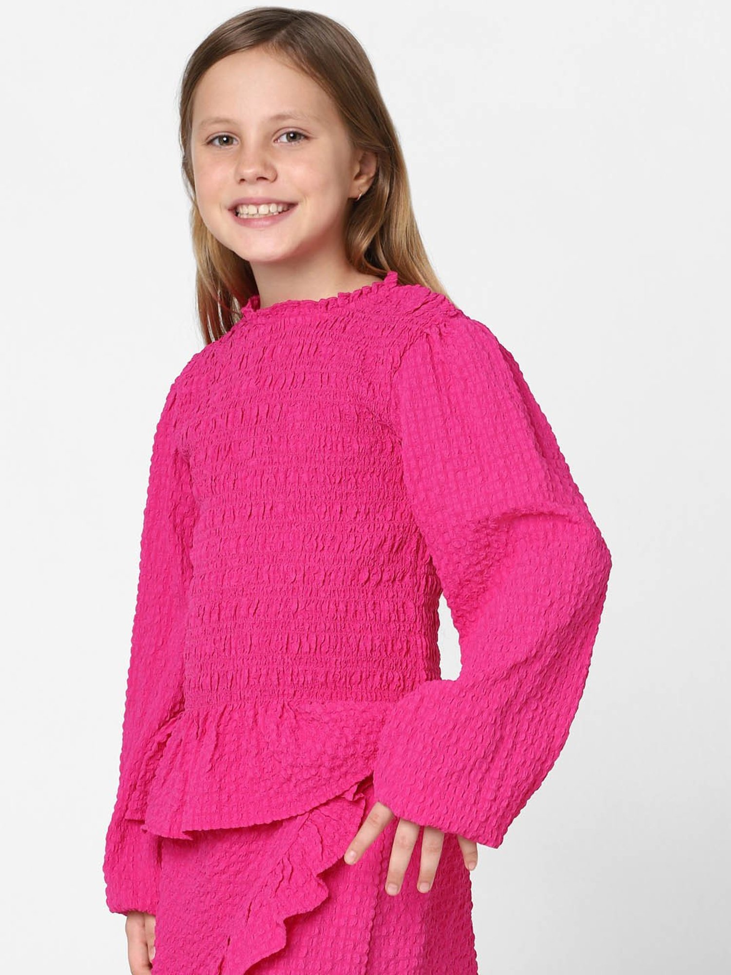 KIDS ONLY Pink Solid Top