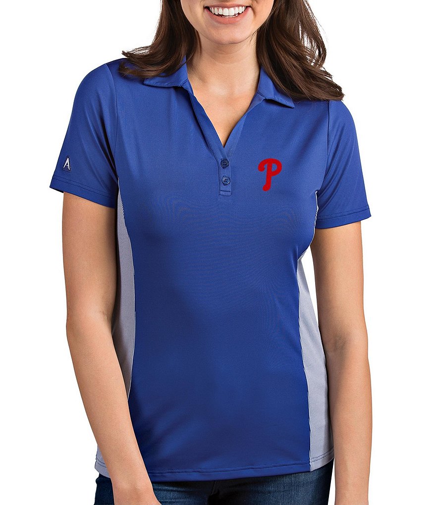 Antigua Women's MLB Venture Short-Sleeve Polo Shirt