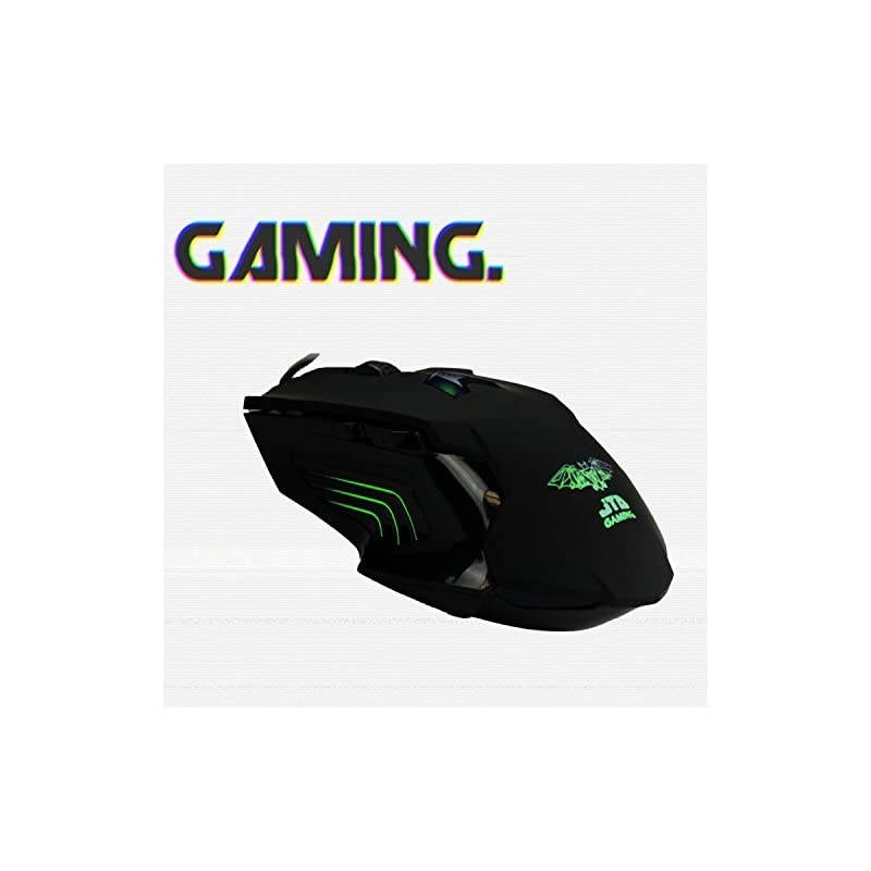 Digital M999 Professional Gaming High Precision 200 to 8200 DPI Adjustable DPI LED Wired USB Laser Gaming Mouse for PC, 8 Programmable Buttons, 5 User Profiles, Omron Switches, Avago Sensor