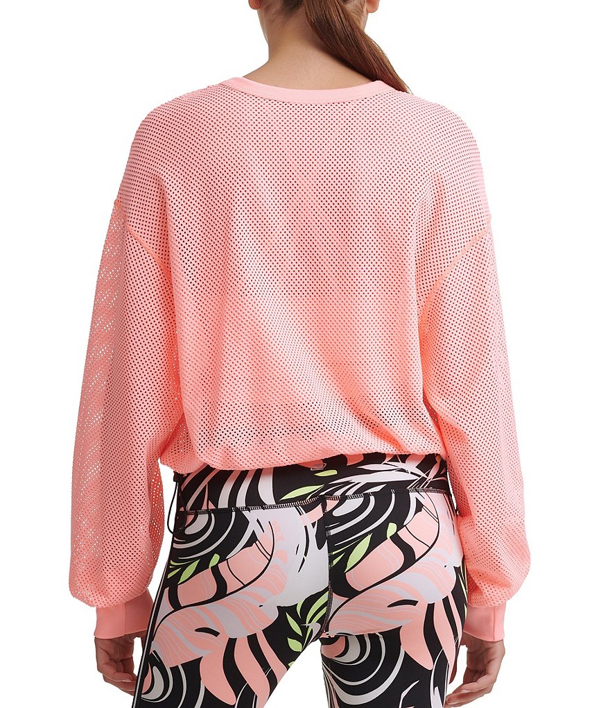 IBKUL Pricilla Print Long Sleeve Mock Neck Top