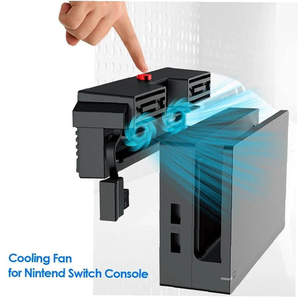 RGB Laptop Cooling Pad with 6 Quiet LED Fans 5 Heights Adjustable and Phone Stand, Dual USB Ports Gaming Laptop Cooler for 11"-18" Gaming Laptops (Blue)