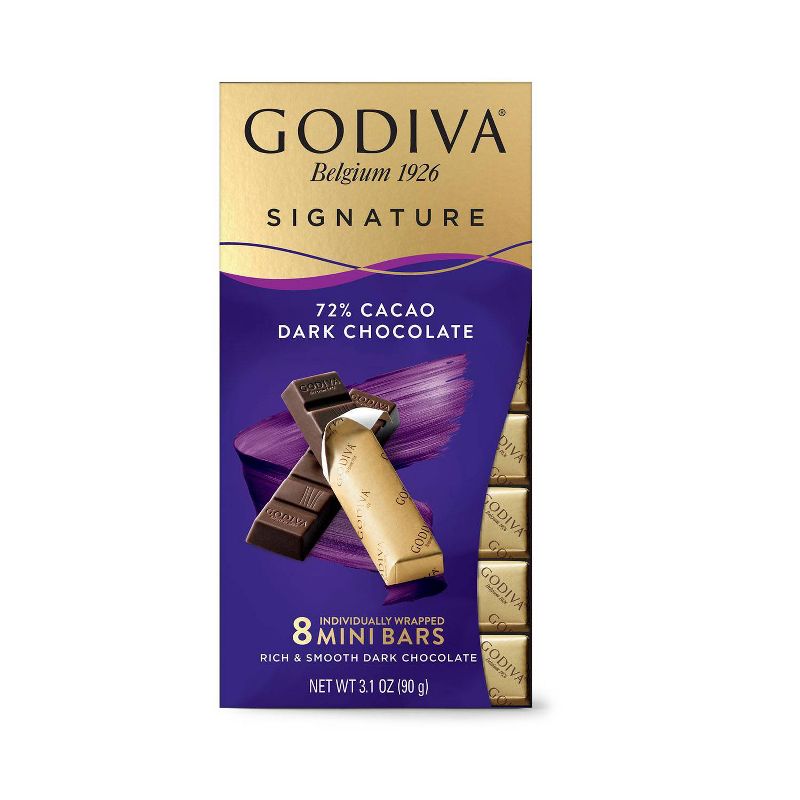 Godiva 72% Dark Cacao Bar - 3.1oz