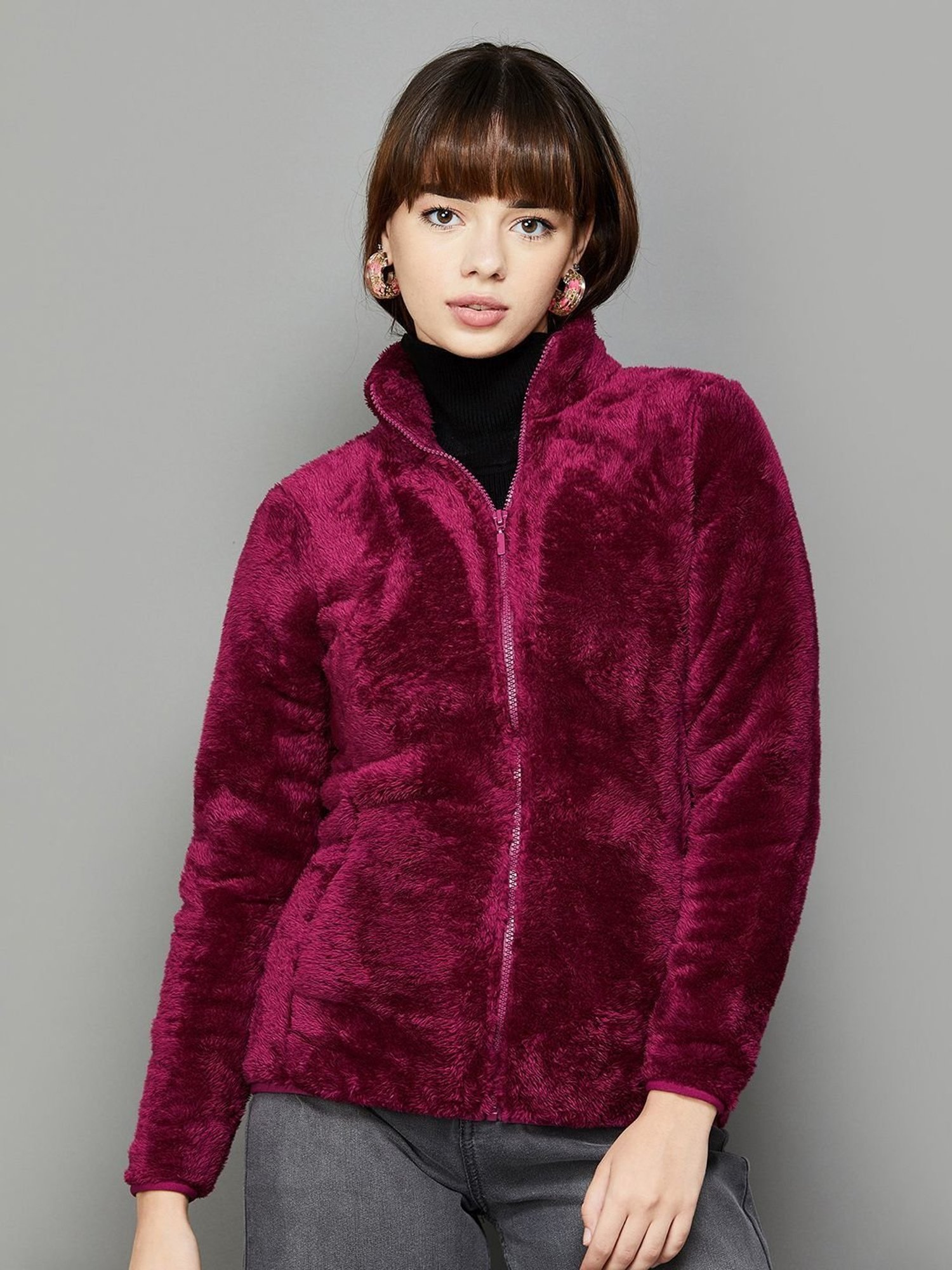 Fame Forever by Lifestyle Pink Regular Fit Jacket