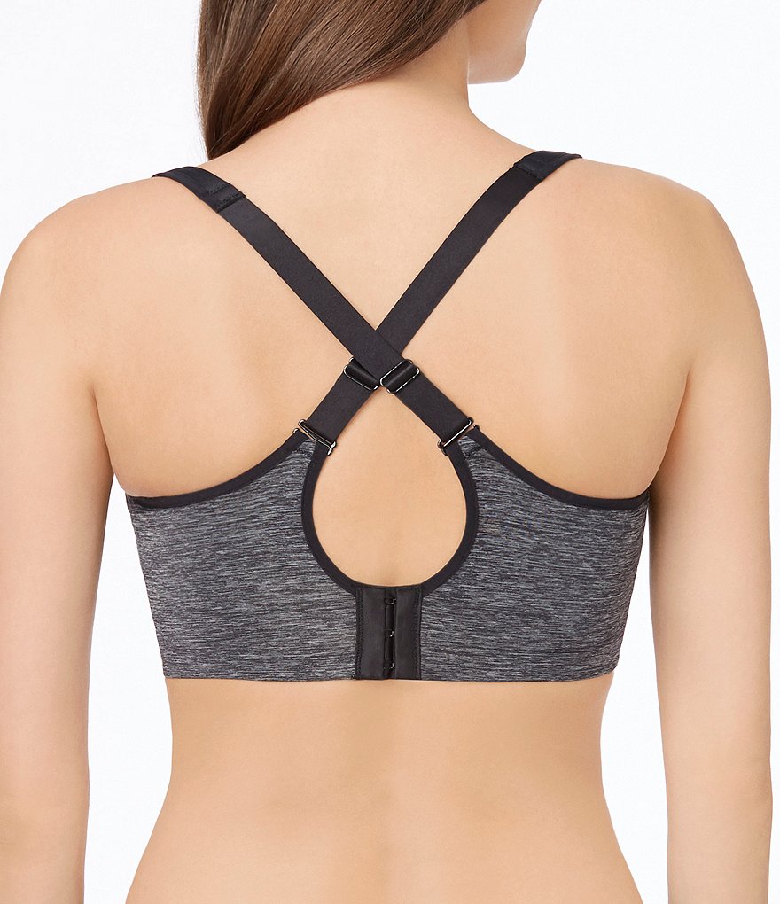 Le Mystere High-Impact Mesh Panel Full-Busted Contour Wire Convertible U-Back to Racerback Sports Bra
