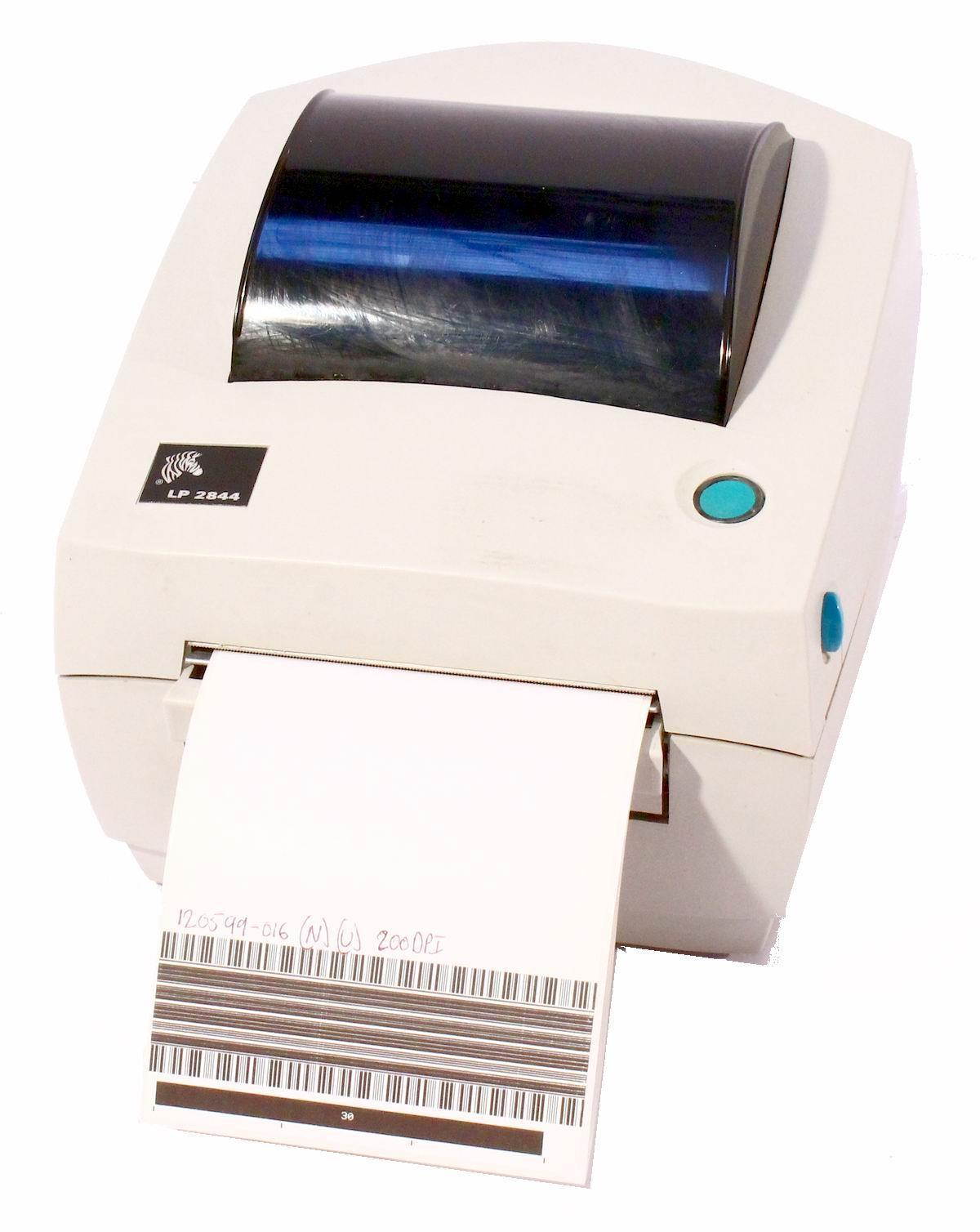 Zebra LP2844 120599-016 Direct Thermal Barcode Label Printer Serial USB Network Peeler 200DPI
