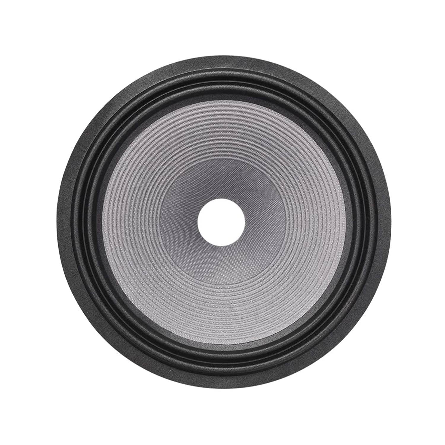 uxcell 10 inches Paper Speaker Cone Subwoofer Drum Ripple Paper 1.4 inches Coil Diameter with 2 Cloth Surround Purple Grey
