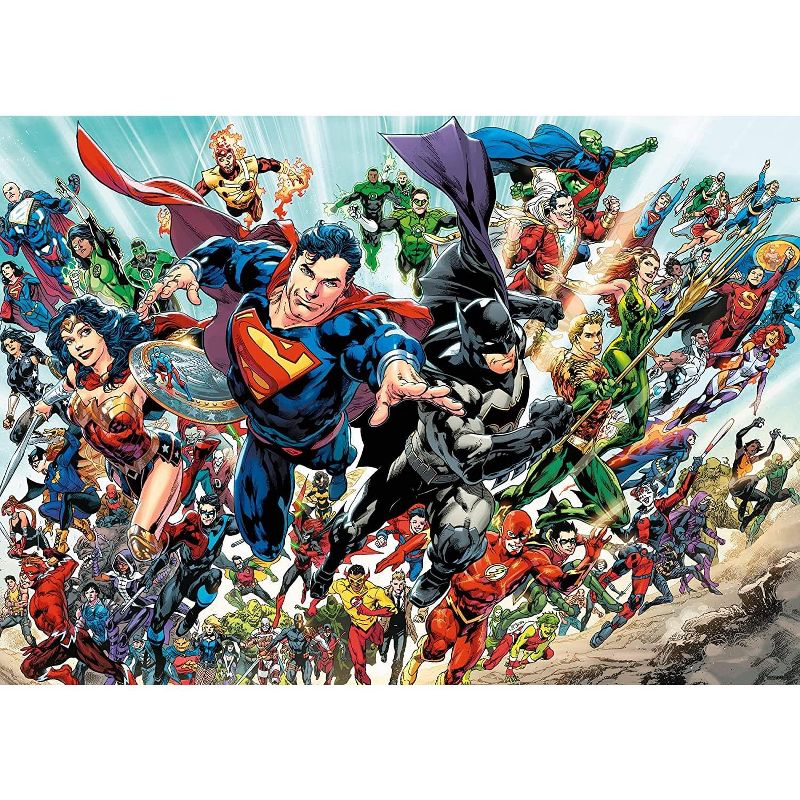 NMR Distribution DC Comics Superheroes 3000 Piece Jigsaw Puzzle