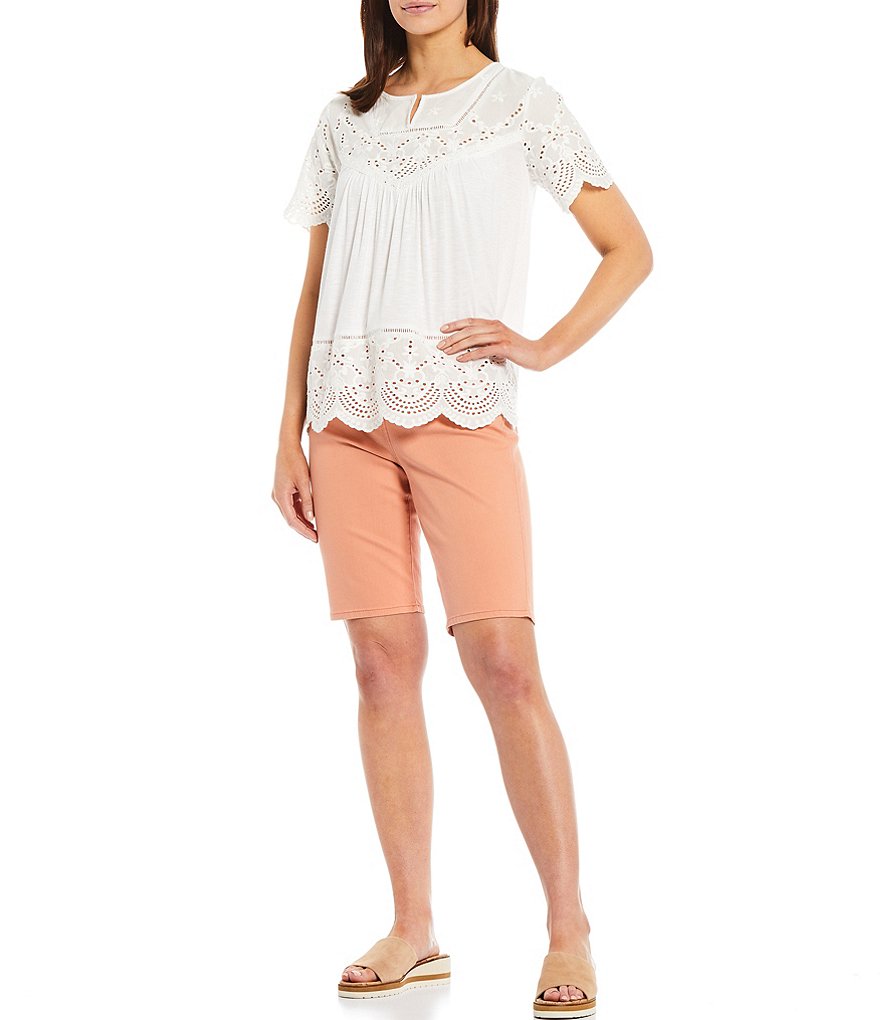 KENDALL + KYLIE White High Rise Sports Shorts