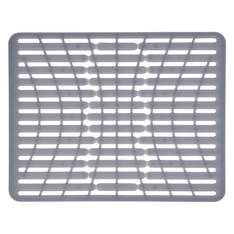 OXO 16.3" x 12.8" Silicone Sink Mat Gray
