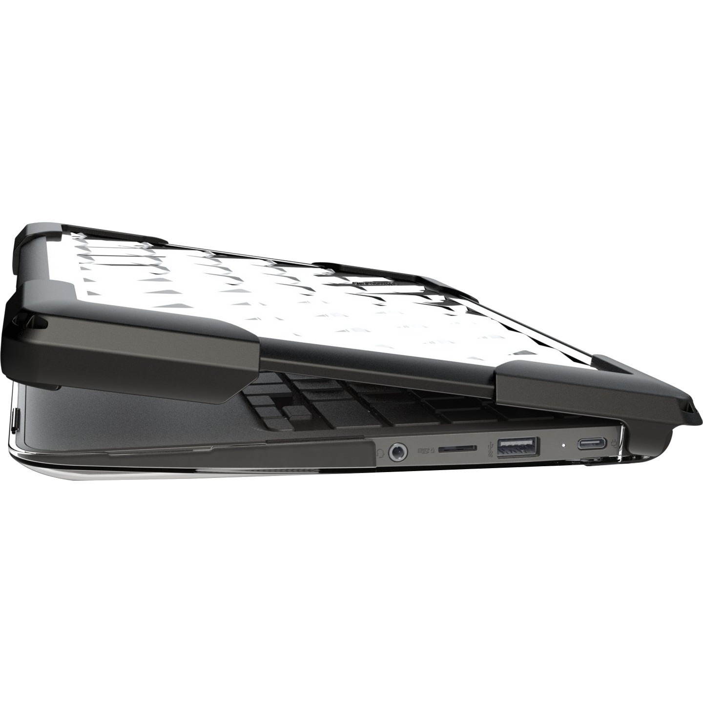 Gumdrop BumpTech HP Chromebook G6 11" Protective Case - Clear, Black