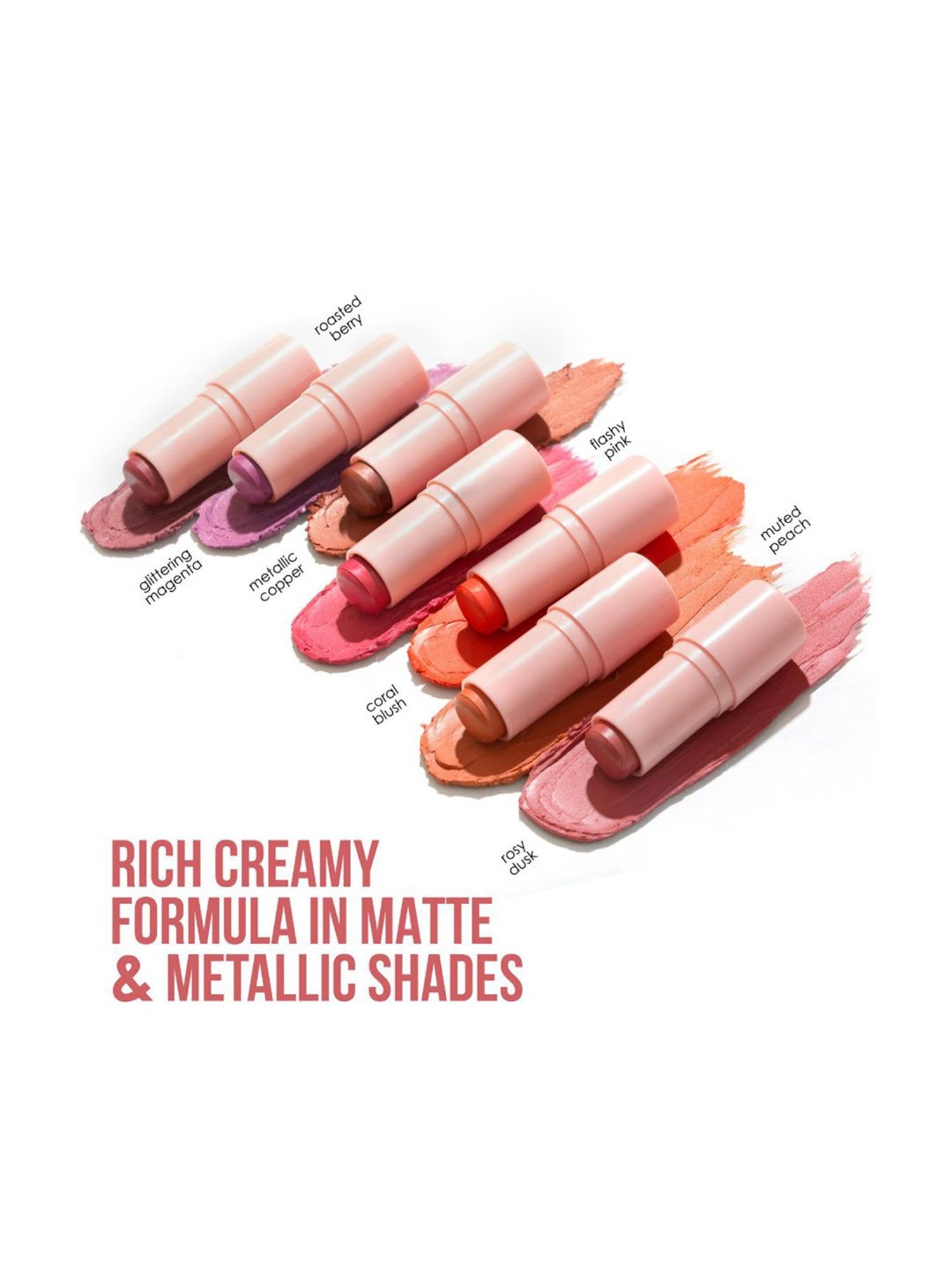 Blue Heaven Kiss & Blush Lip & Cheek Tint Flashy Pink - 8.5 gm