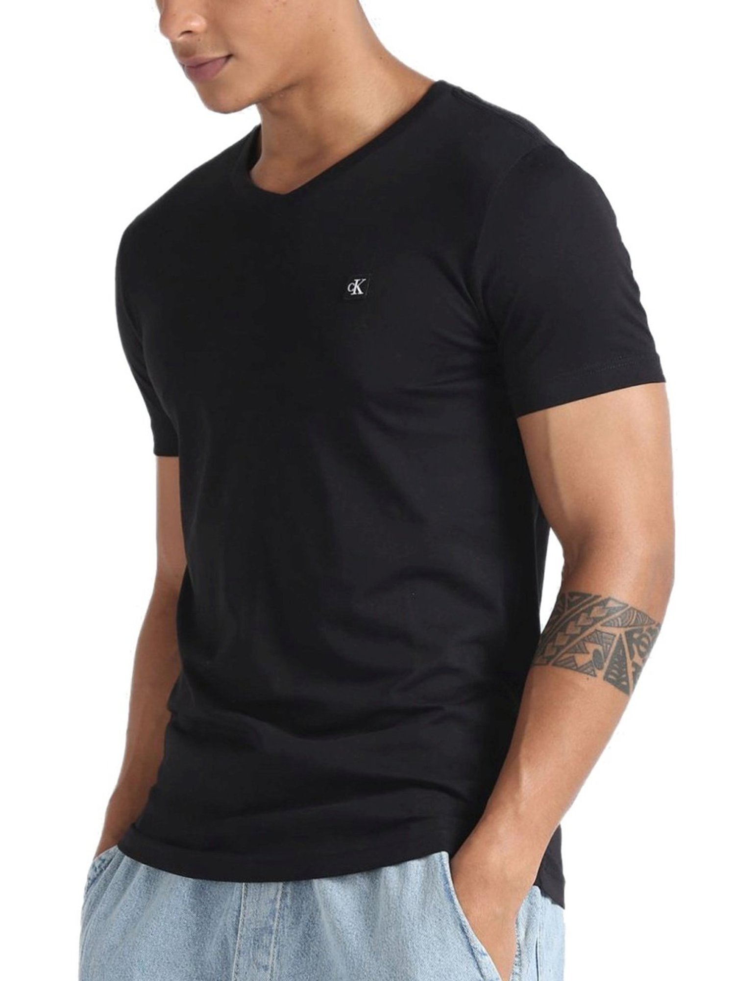 Calvin klein Jeans Black Slim Fit T-Shirt