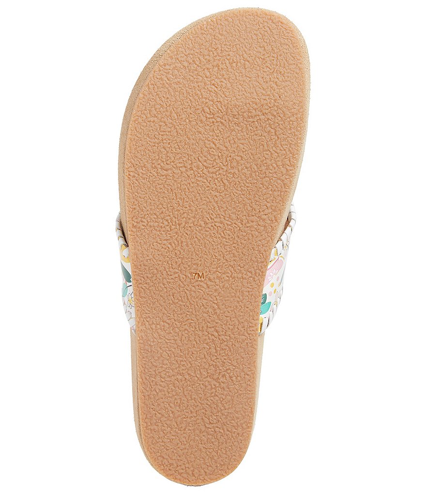 Jack Rogers Lemon Print Comfort Jacks Thong Sandals