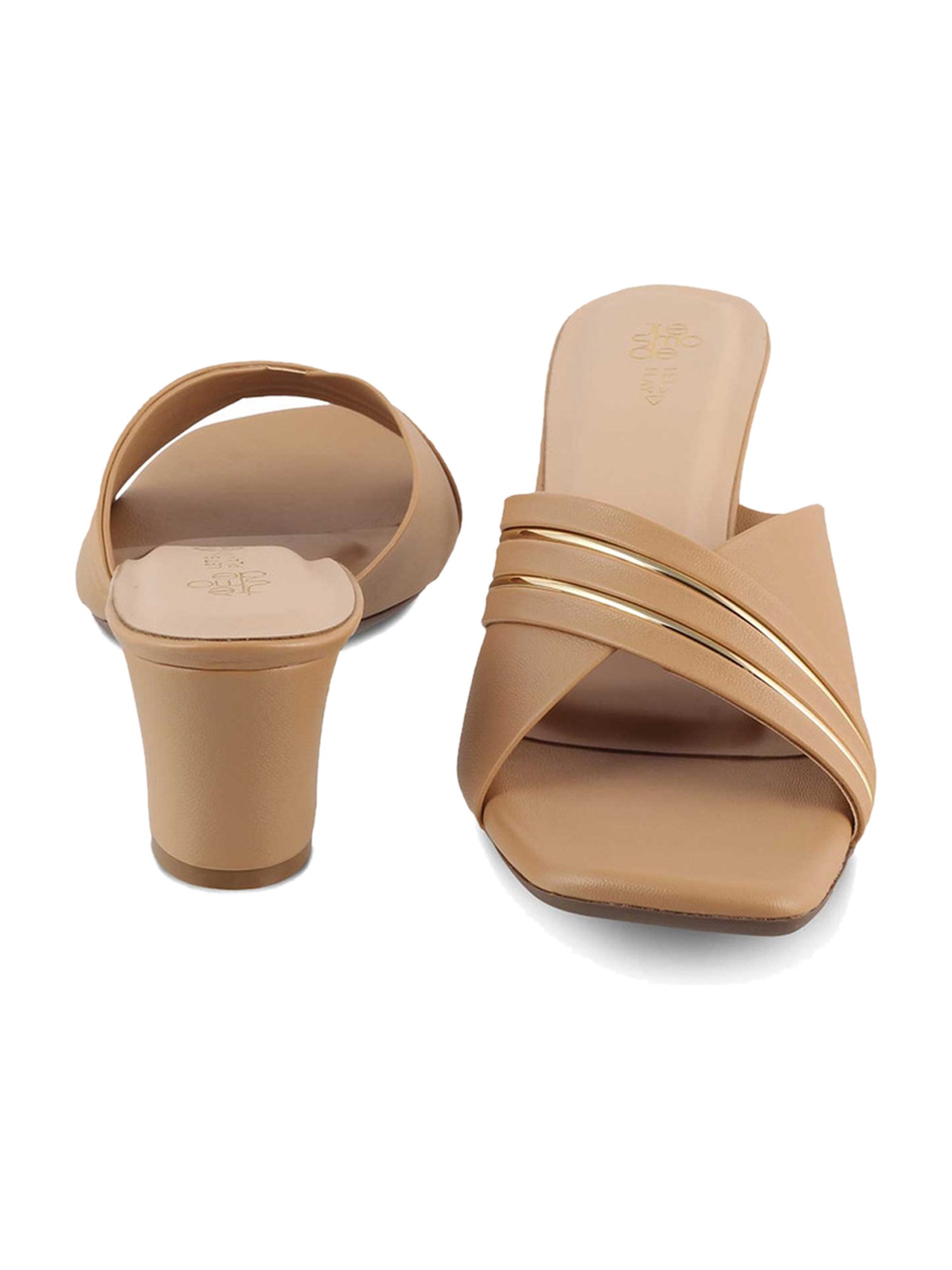 Tresmode Women's Beige Casual Sandals