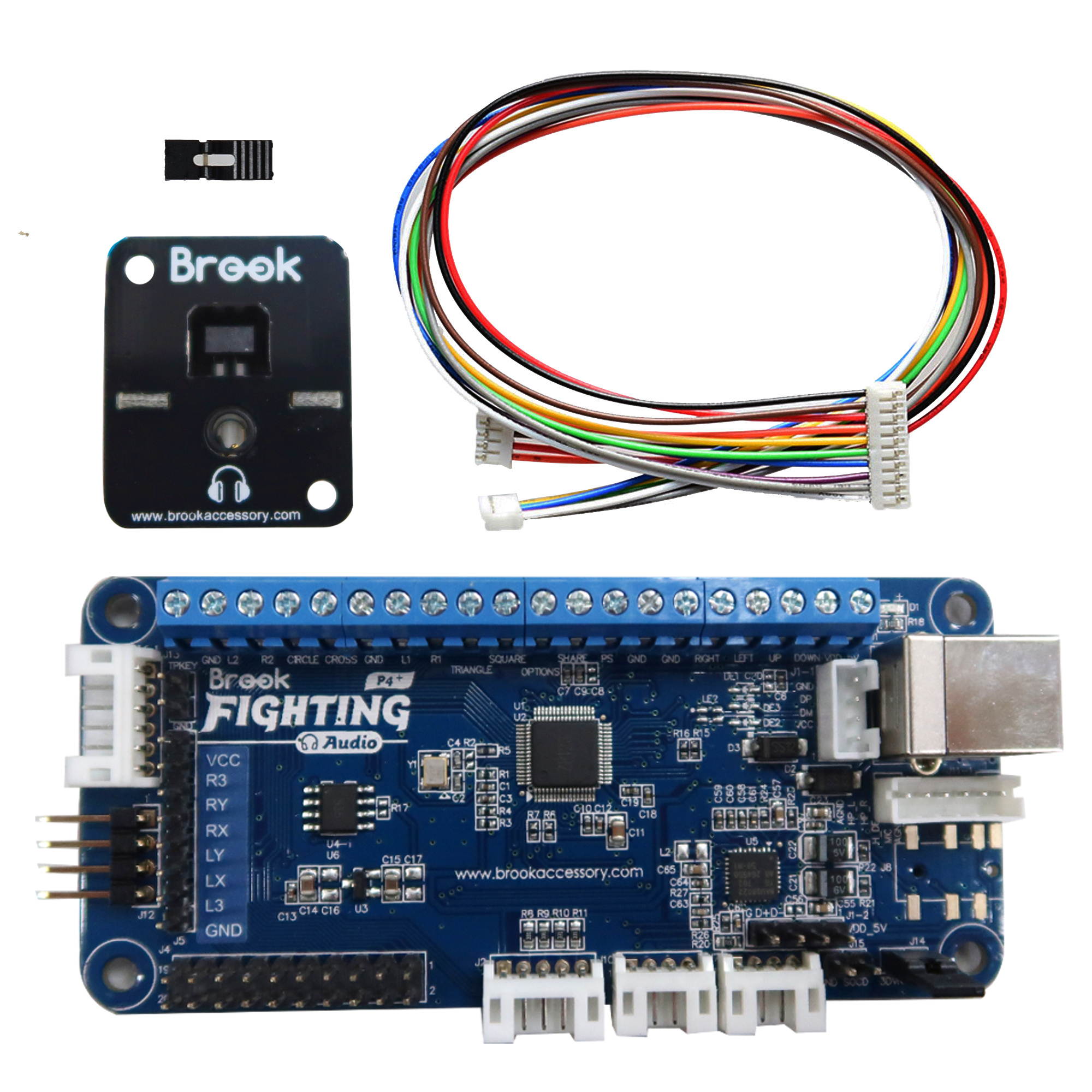 Brook PS4+ Audio Fighting Board Chips Assembly