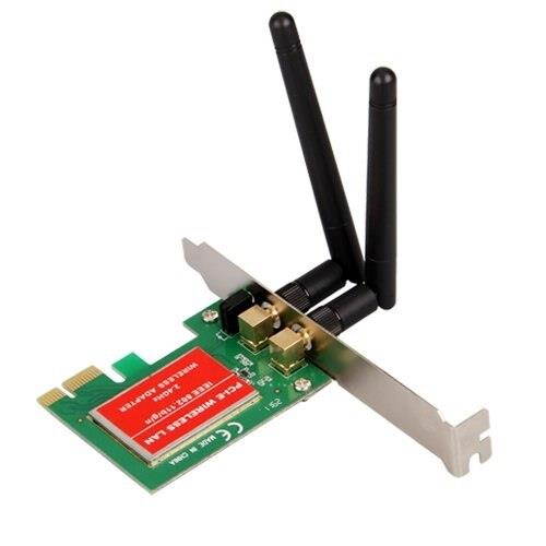1 pcs CAAPCI Express PCI e 300Mbps IEEE 802.11b/g/n Wireless WiFi Network Card Adapter