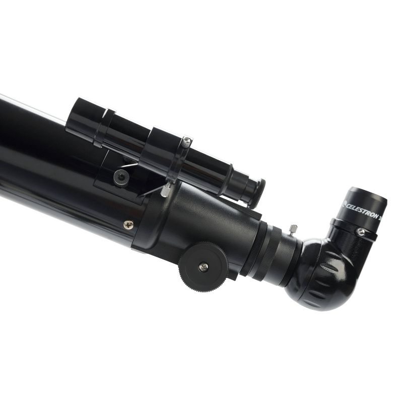 Celestron PowerSeeker 70AZ Telescope with Basic Smartphone Adapter - Black