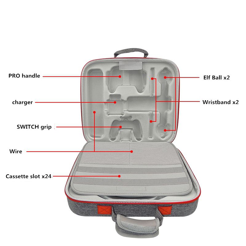 Carrying Case for Nintendo Switch Lightweight for Charger EVA Shell Storage Box for Game Controller Systerm High Quality